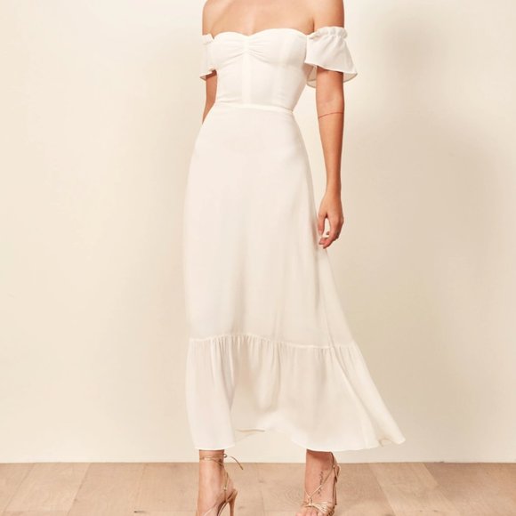 Reformation Dresses & Skirts - Brand New Reformation Butterfly Dress in Ivory
